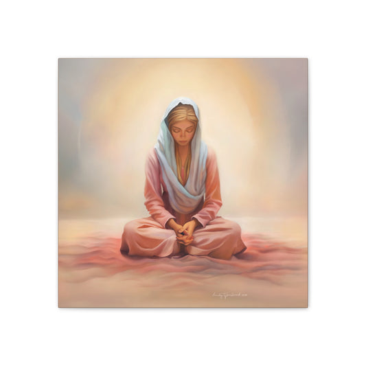 Stillness, Fine Art Canvas Print, Female Discipleship