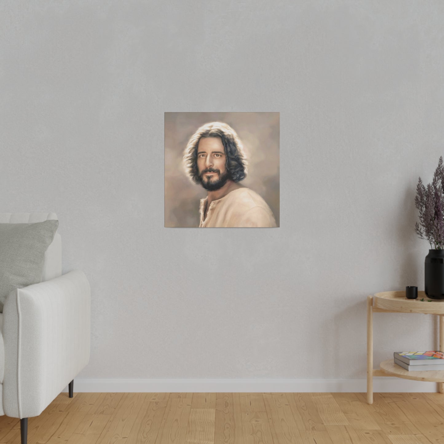 You Belong, Jesus Christ Portrait, Fine Art Canvas Print, The Chosen Artwork of Jesus Painting 12x16