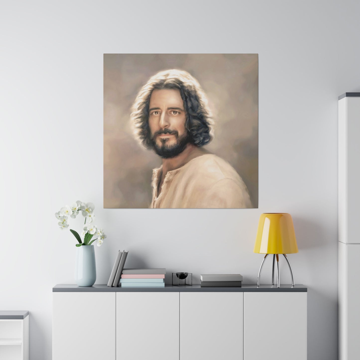 You Belong, Jesus Christ Portrait, Fine Art Canvas Print, The Chosen Artwork of Jesus Painting 12x16