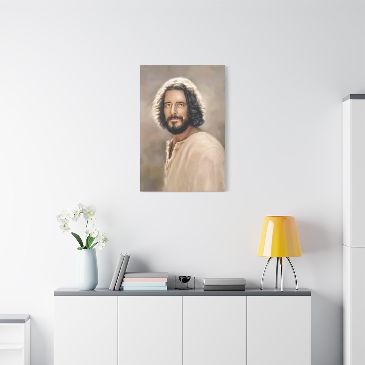 You Belong, Jesus Christ Portrait, Fine Art Canvas Print, multiple sizes, inspired by The Chosen Artwork of Jesus Painting, Gift for Christian Homes