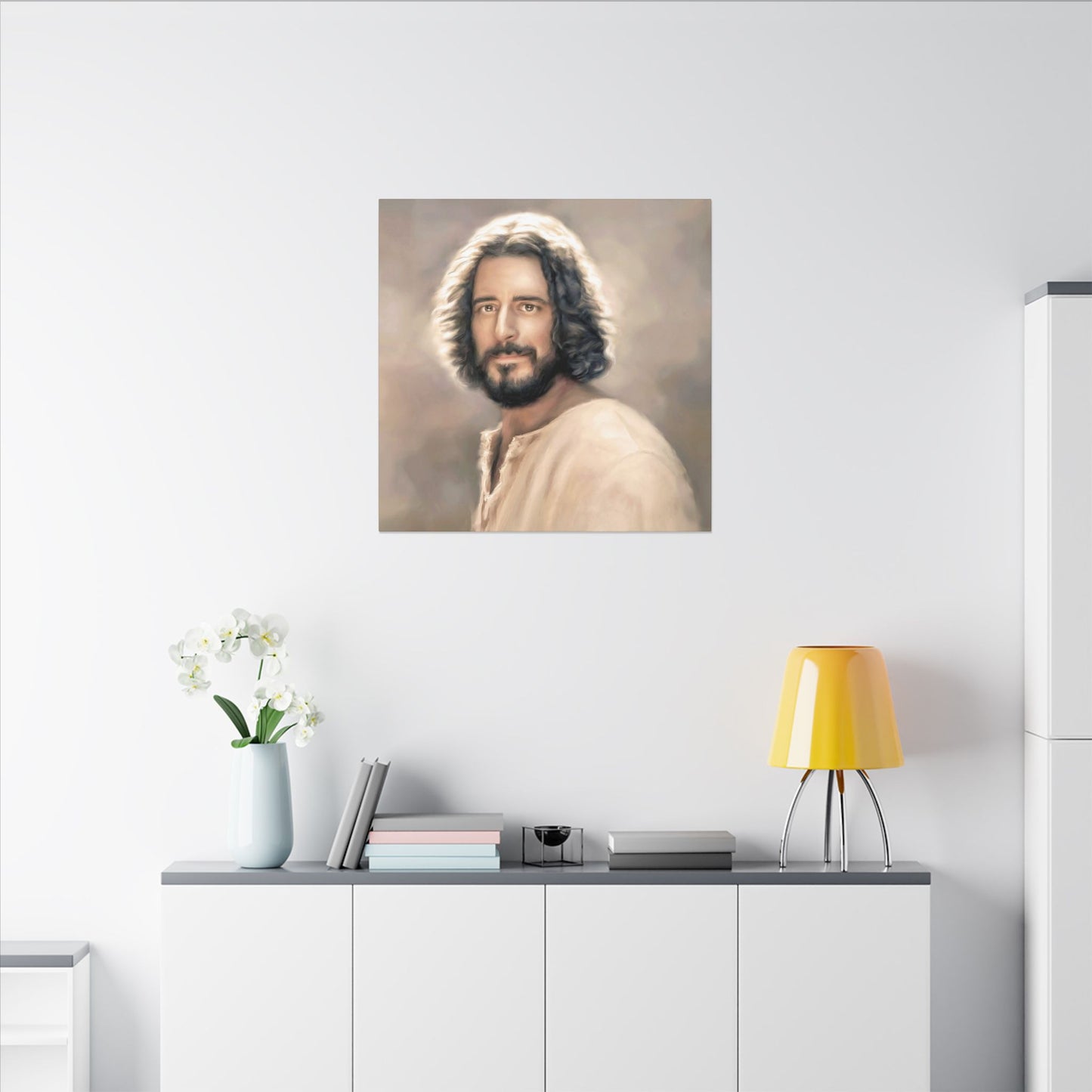 You Belong, Jesus Christ Portrait, Fine Art Canvas Print, Inspired by The Chosen Artwork of Jesus Painting
