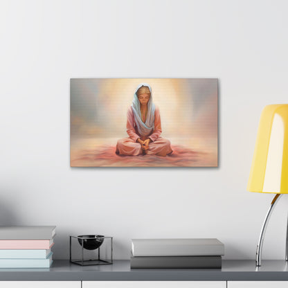 Stillness Fine Art Canvas Print, Female Discipleship, Gift for Her, Religious Gift for Her, Young Women Gift, Relief Society Gift, LDS artwork