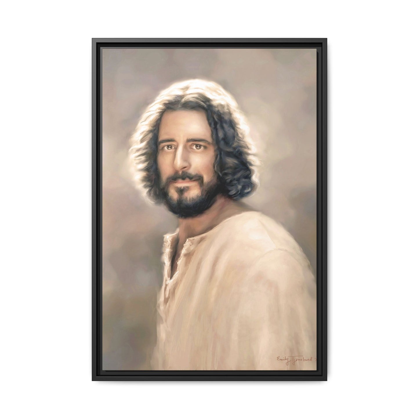 You Belong Jesus Portrait, Fine Art Canvas Print, Framed, The Chosen Art Inspired Artwork of Jesus Christ