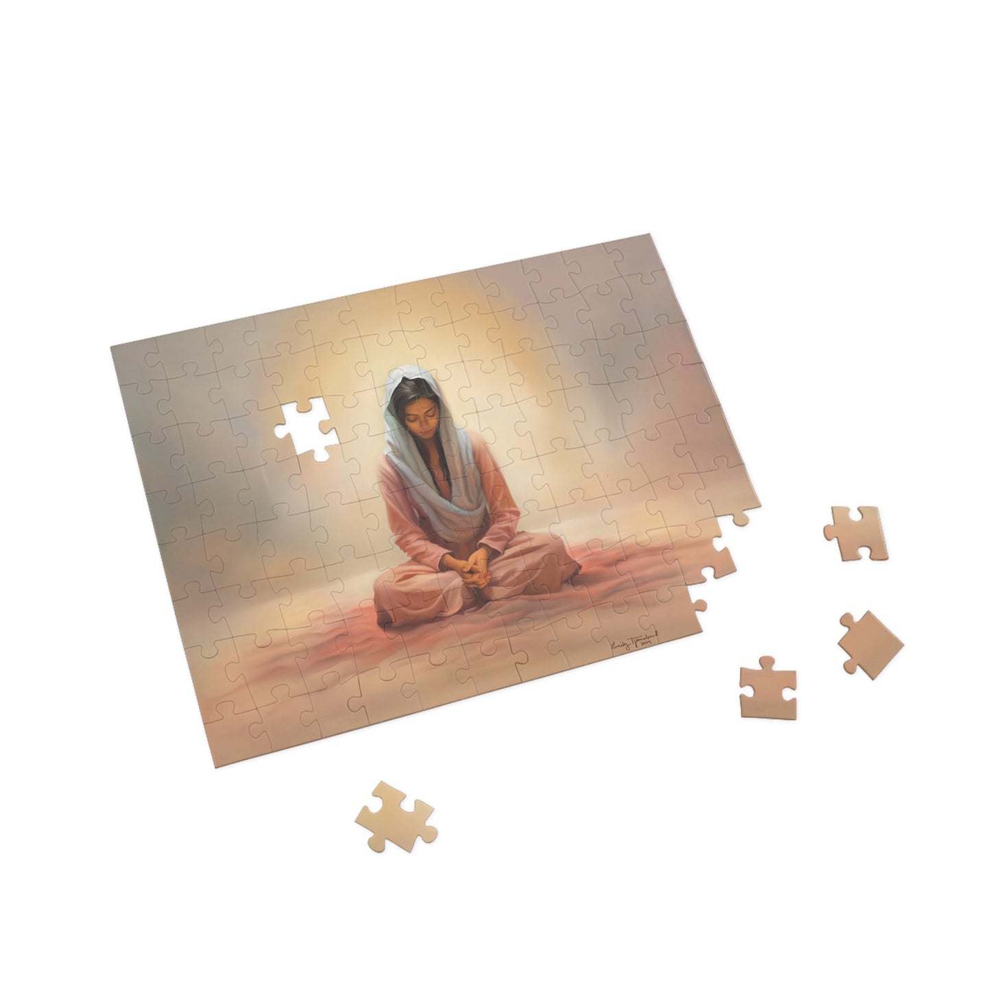 Stillness Puzzle (96, 252, 500, 1000-Piece), Spirituality Puzzle, Zen Puzzle, Christian Puzzle, Games for Young Women, Games for Christians