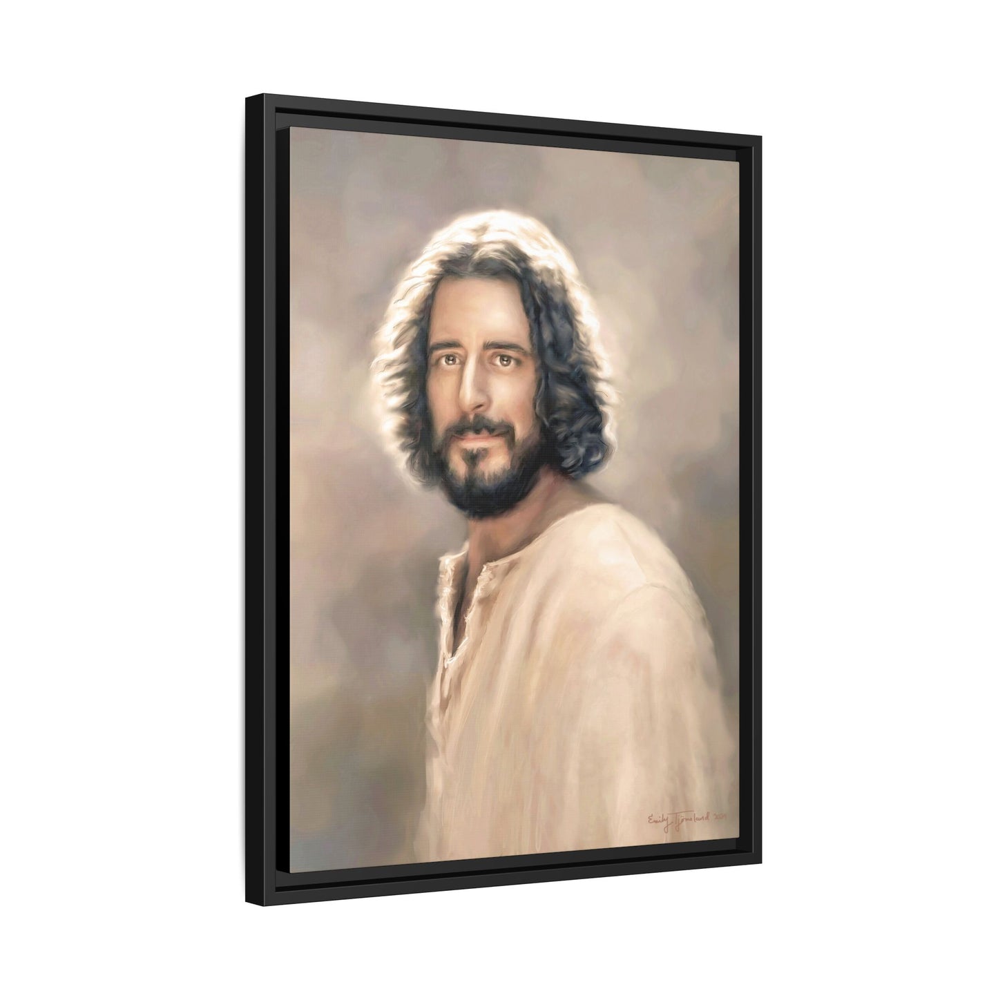 You Belong Jesus Portrait, Fine Art Canvas Print, Framed, The Chosen Art Inspired Artwork of Jesus Christ