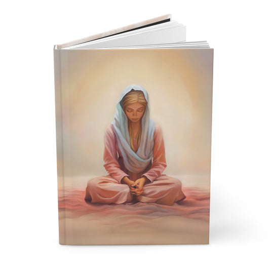 Stillness Young Women's Journal- Peace, Be Still, Fun Journal for Young Women, Gift for her, Spiritual Journal, Spiritual Well-Being, Blonde girl, Women's Journal