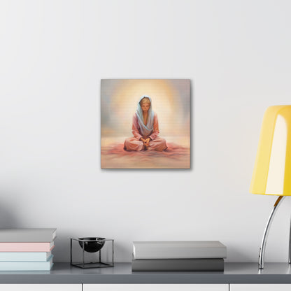 Stillness, Fine Art Canvas Print, Female Discipleship