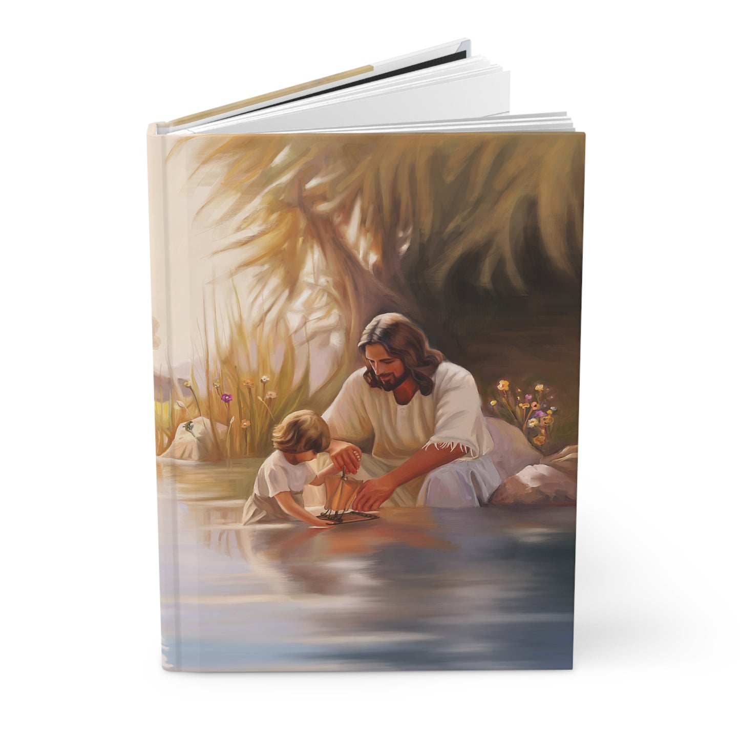 Jesus Loves the Children Hardcover Journal Matte, Fun Christian Gift, Thoughtful Gift for Christians