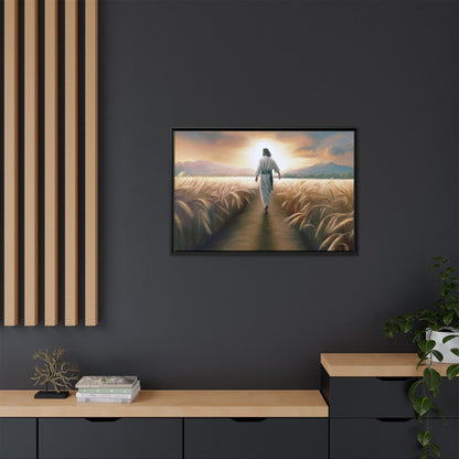 Called To Serve Canvas Print Framed Wall Art of Jesus Christ, Gift for Missionaries, Jesus in the Field beautiful