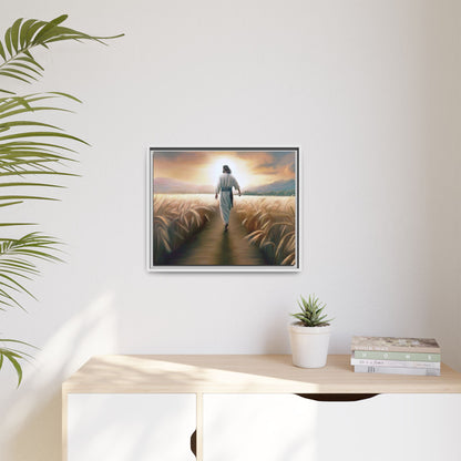 Called To Serve Canvas Print Framed Wall Art of Jesus Christ, Gift for Missionaries, Jesus in the Field beautiful