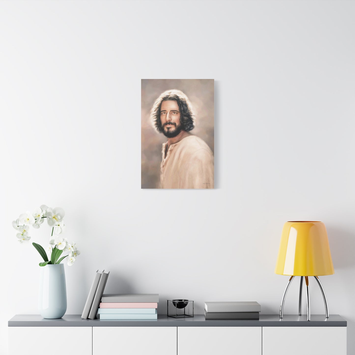 Jesus Christ Portrait, Fine Art Canvas Print, multiple sizes, The Chosen Artwork of Jesus Painting, Gift for Christian Homes