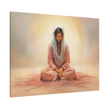 Stillness Fine Art Canvas Print, Spiritual Art, Gift for Her, Christian Artwork, Home Gift, Religious Artwork, Female Discipleship