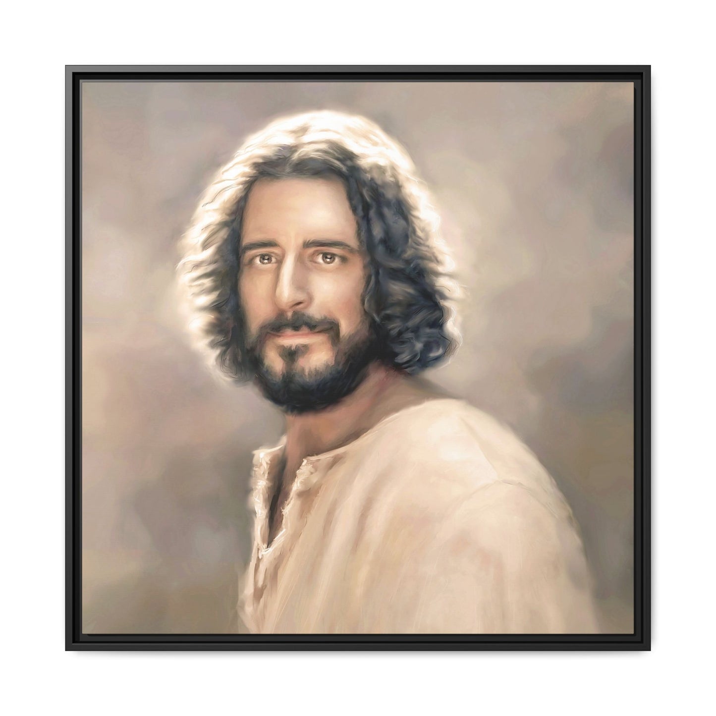 You Belong Jesus Portrait, Fine Art Canvas Print, Framed, The Chosen Art Inspired Artwork of Jesus Christ