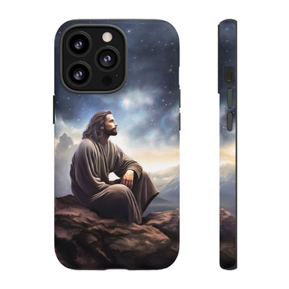 Jesus With The Stars Tough Phone Cases for Missionaries, Fun Special Gift for Bishops, Missionaries, Fun Gift for your missionary