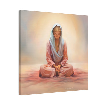 Stillness Fine Art Canvas Print, Female Discipleship, Gift for Her, Religious Gift for Her, Young Women Gift, Relief Society Gift, LDS artwork