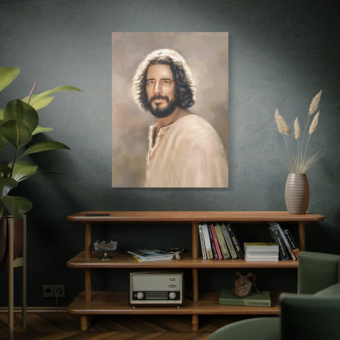 You Belong Jesus Christ Portrait, Fine Art Canvas Print, 16x20 and 5 other sizes, inspired by The Chosen Artwork of Jesus Painting