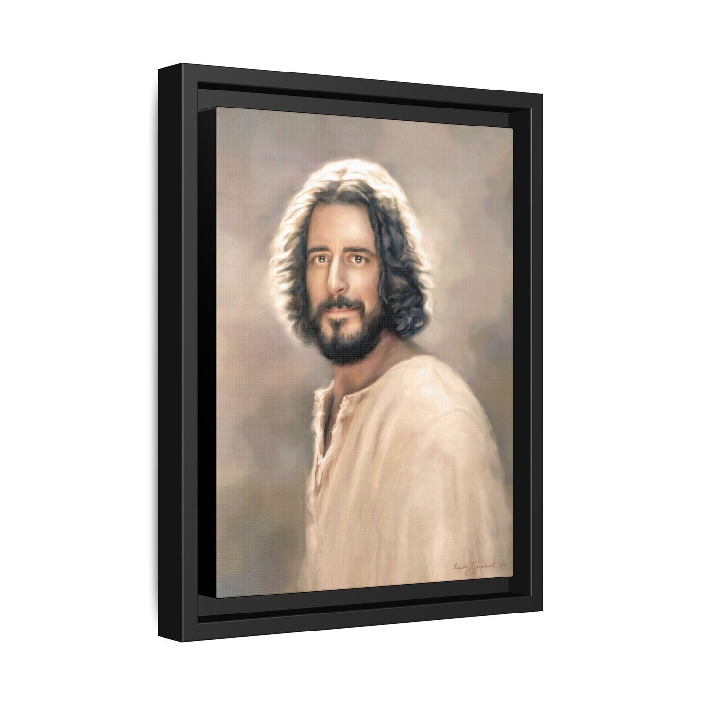 You Belong Jesus Portrait, Fine Art Canvas Print, Framed, The Chosen Art Inspired Artwork of Jesus Christ