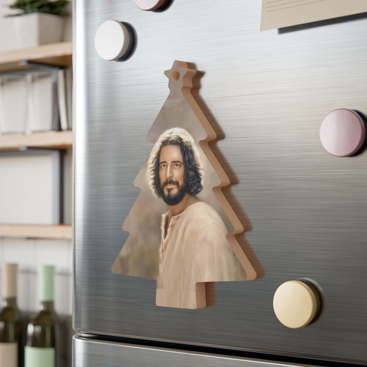 You Belong Jesus Christ Ornament or Refrigerator Magnet, Christmas Gift for Christians, Different shapes, Christian Art, Christian Gift
