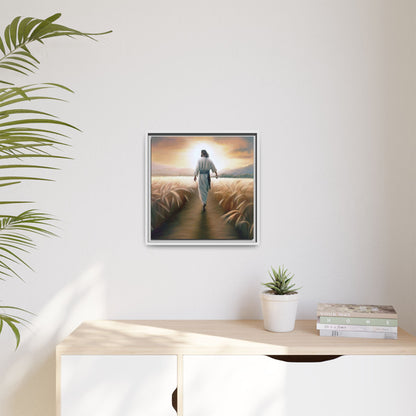 Called To Serve Canvas Print Framed Wall Art of Jesus Christ, Gift for Missionaries, Jesus in the Field beautiful
