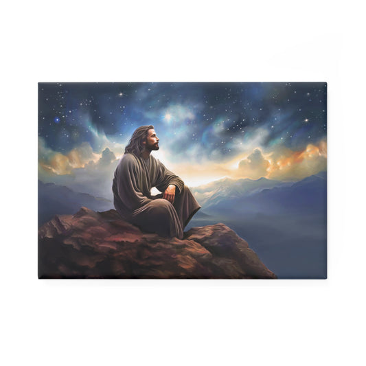 Jesus with the Stars Magnet, Fun Christian Gift, Fun and Meaningful Gift for Christians