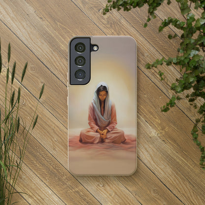 Spiritual Phone Case, Fun and Stylish, meditation, Stillness, Peace, Quiet reminder, mindfulness, Beauty, Unique Gift for her