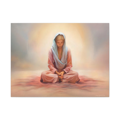 Stillness Fine Art Canvas Print, Female Discipleship, Gift for Her, Religious Gift for Her, Young Women Gift, Relief Society Gift, LDS artwork