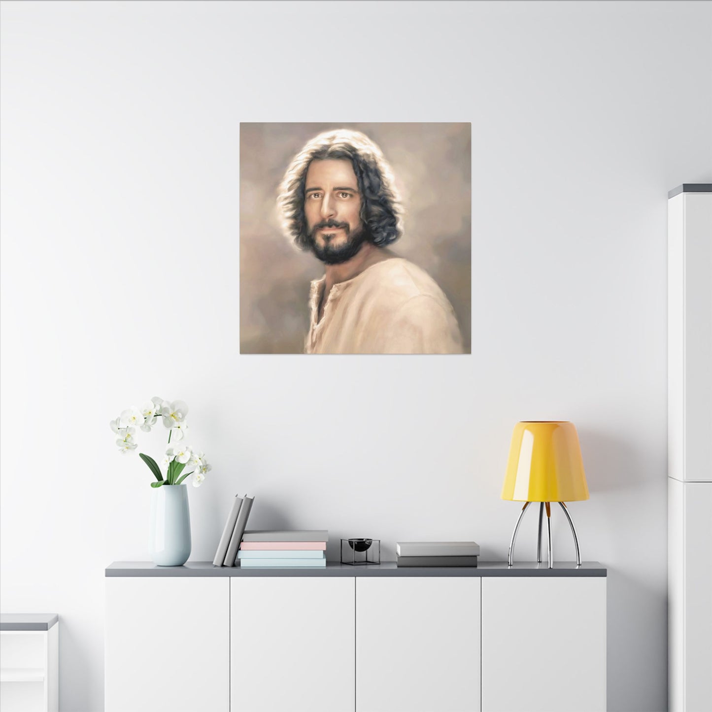 You Belong, Jesus Christ Portrait, Fine Art Canvas Print, Inspired by The Chosen Artwork of Jesus Painting