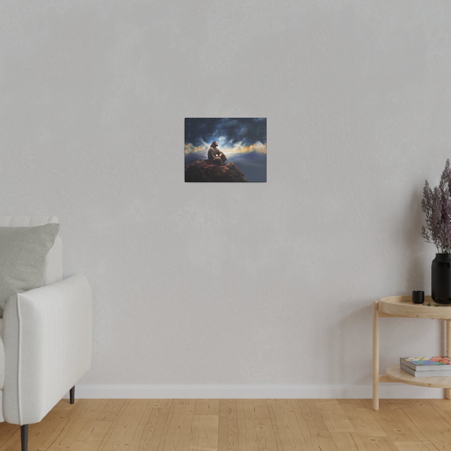 Jesus With The Stars, Fine Art Canvas Print, many sizes, Canvas, Christian Gift, Christian art