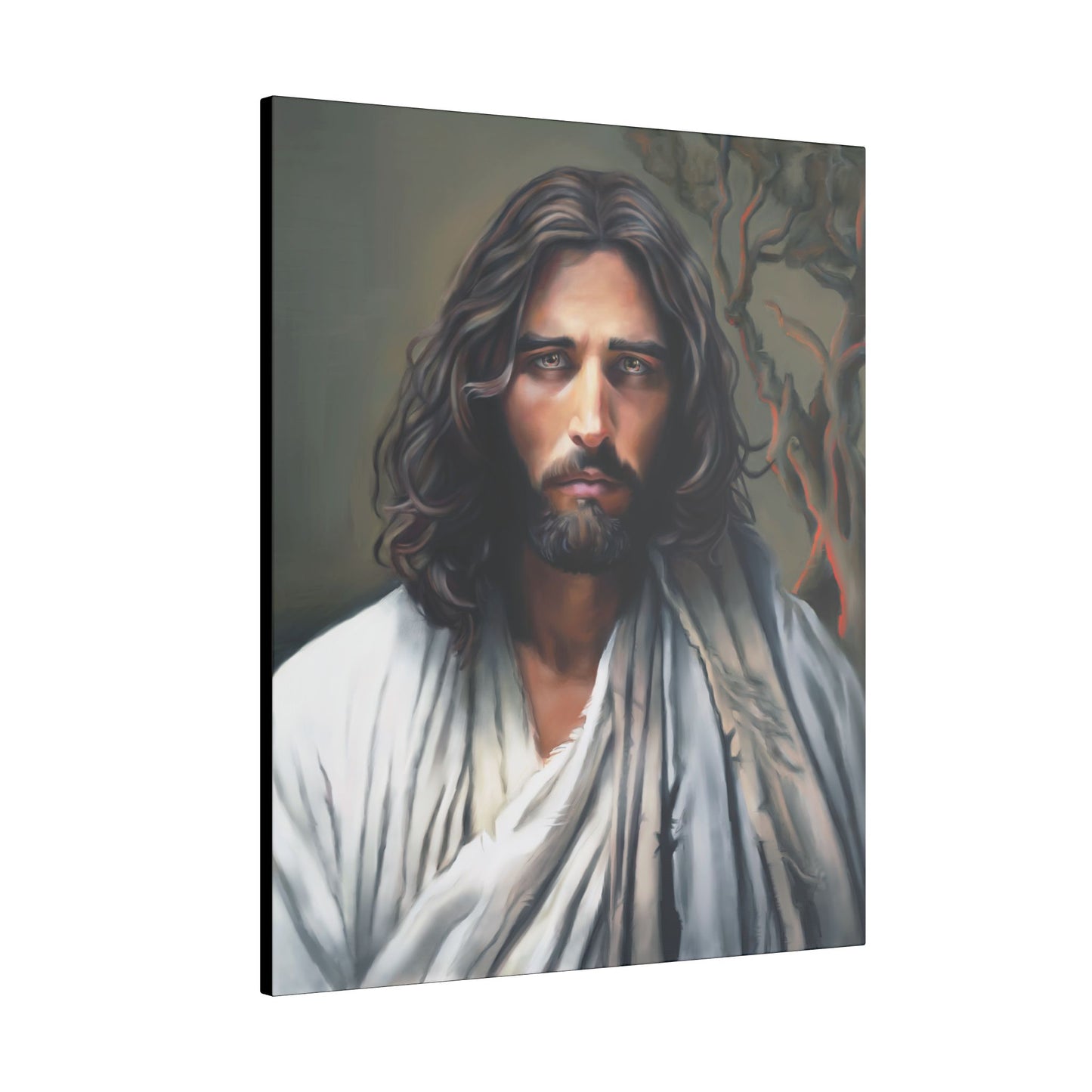 Portrait of Christ, Fine Art Canvas Print, Christian Art, Beautiful Jesus Artwork, Jesus Christ Gift