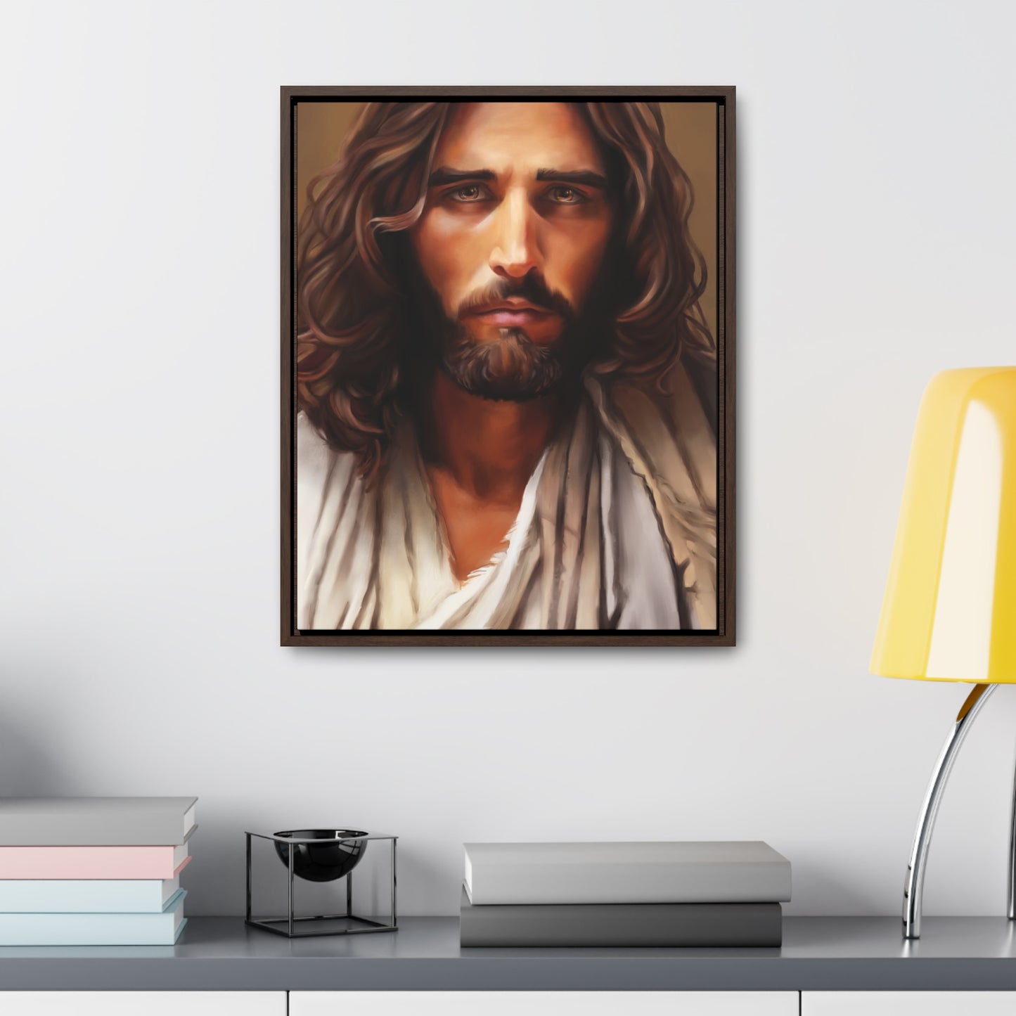 Jesus Christ Portrait, Fine Art Canvas Print, Jesus Christ Christian Art, Christian Art, Jesus Christ Decor