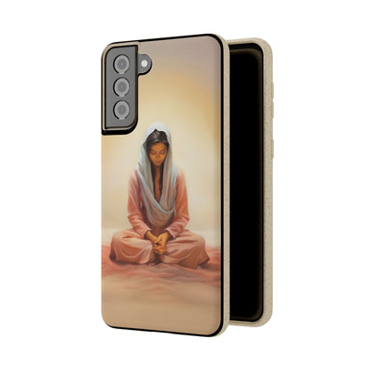 Spiritual Phone Case, Fun and Stylish, meditation, Stillness, Peace, Quiet reminder, mindfulness, Beauty, Unique Gift for her