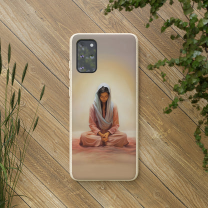 Spiritual Phone Case, Fun and Stylish, meditation, Stillness, Peace, Quiet reminder, mindfulness, Beauty, Unique Gift for her