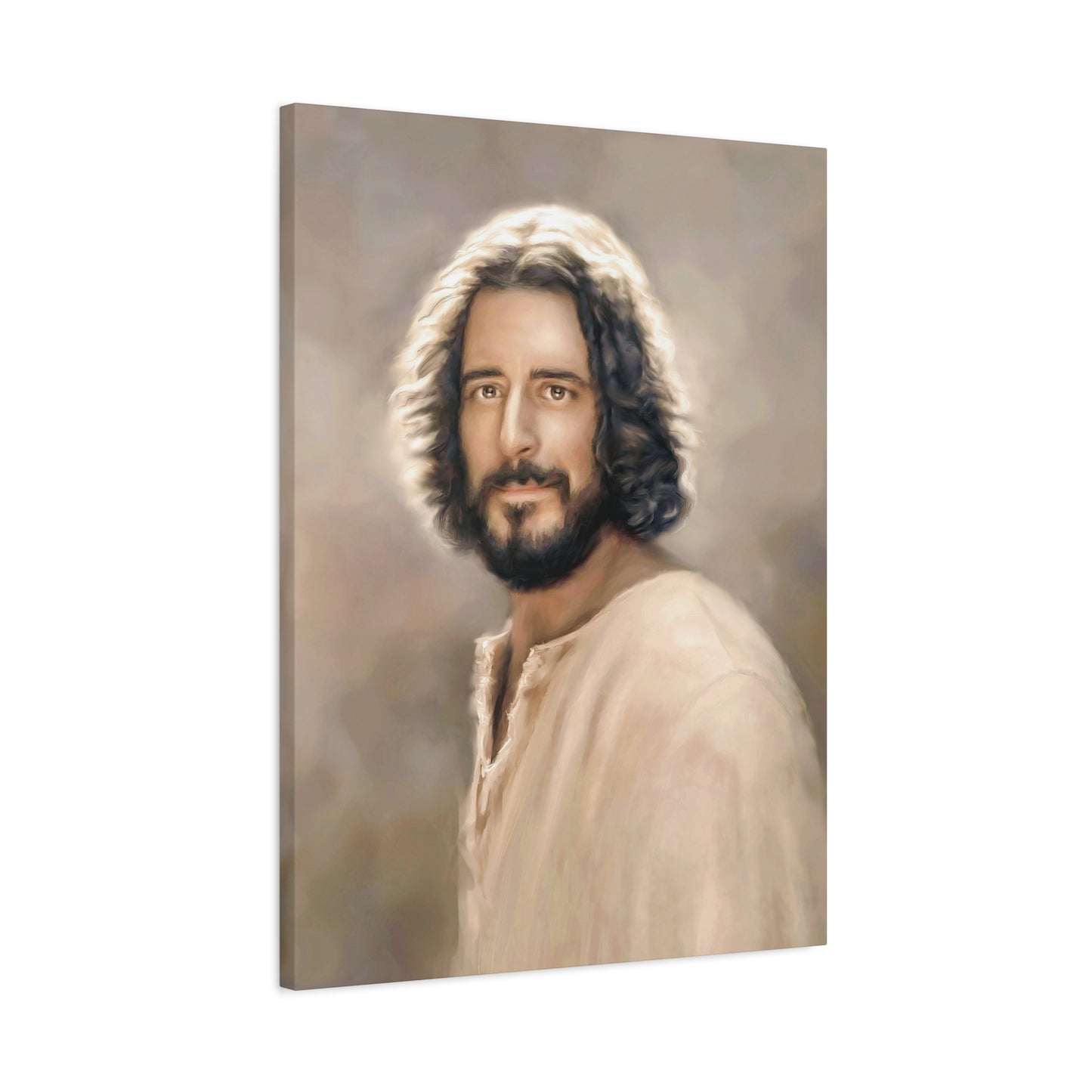 You Belong Jesus Christ Portrait, Fine Art Canvas Print, 16x20 and 5 other sizes, inspired by The Chosen Artwork of Jesus Painting