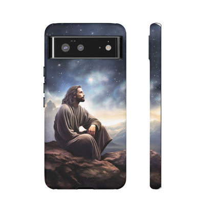 Jesus With The Stars Tough Phone Cases for Missionaries, Fun Special Gift for Bishops, Missionaries, Fun Gift for your missionary
