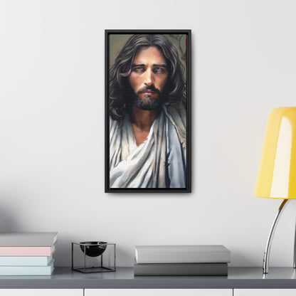 Jesus Christ Portrait, Fine Art Canvas Print, Framed, Jesus Christ Christian Art, Christian Art, Jesus Christ Decor