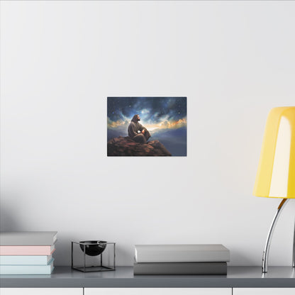 Jesus With The Stars, Fine Art Canvas Print, many sizes, Canvas, Christian Gift, Christian art, Missionary Gift