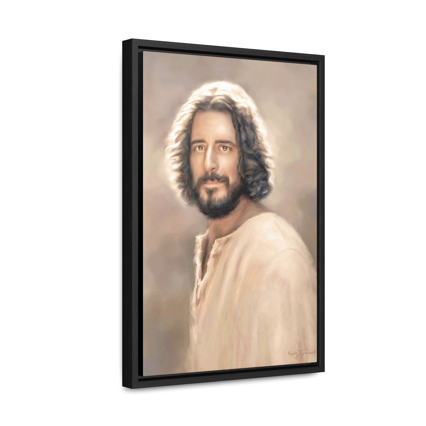 Jesus Christ Portrait, Fine Art Canvas Print, Various Sizes of Jesus Painting | Not Affiliated with The Chosen TV Series