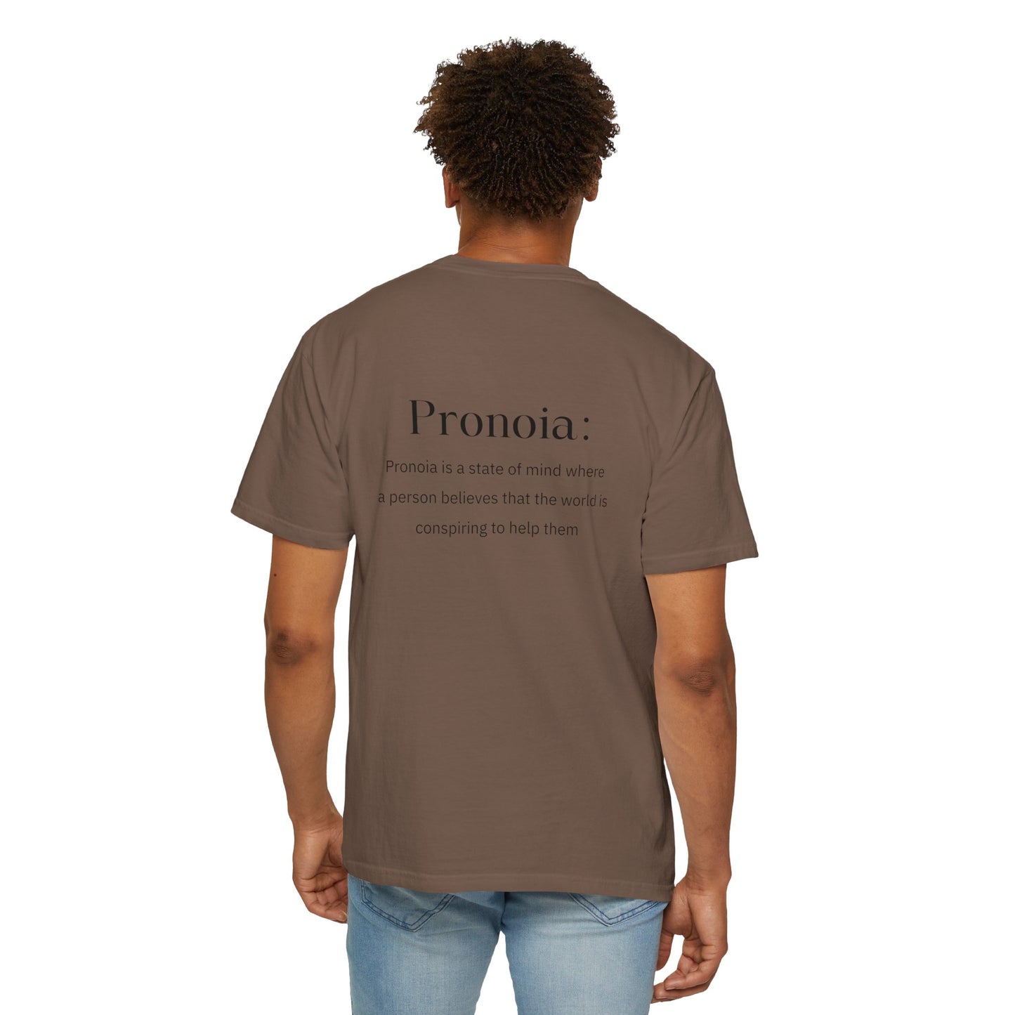 Pronoia Definition Shirt Fun Garment-Dyed T-shirt unisex