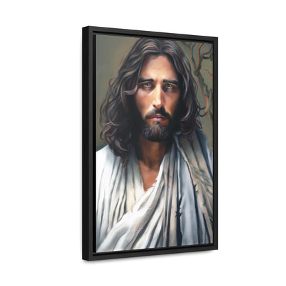 Jesus Christ Portrait, Fine Art Canvas Print, Framed, Jesus Christ Christian Art, Christian Art, Jesus Christ Decor