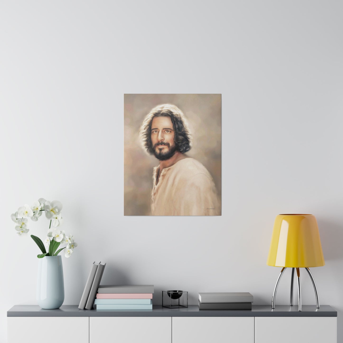 You Belong, Jesus Christ Portrait, Fine Art Canvas Print, The Chosen Artwork of Jesus Painting 12x16