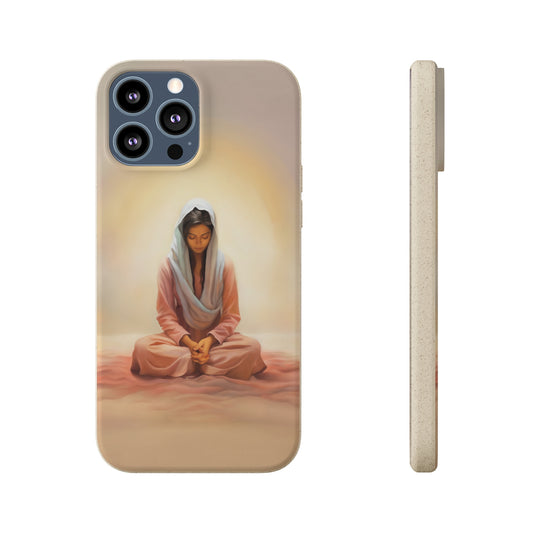 Spiritual Phone Case, Fun and Stylish, meditation, Stillness, Peace, Quiet reminder, mindfulness, Beauty, Unique Gift for her