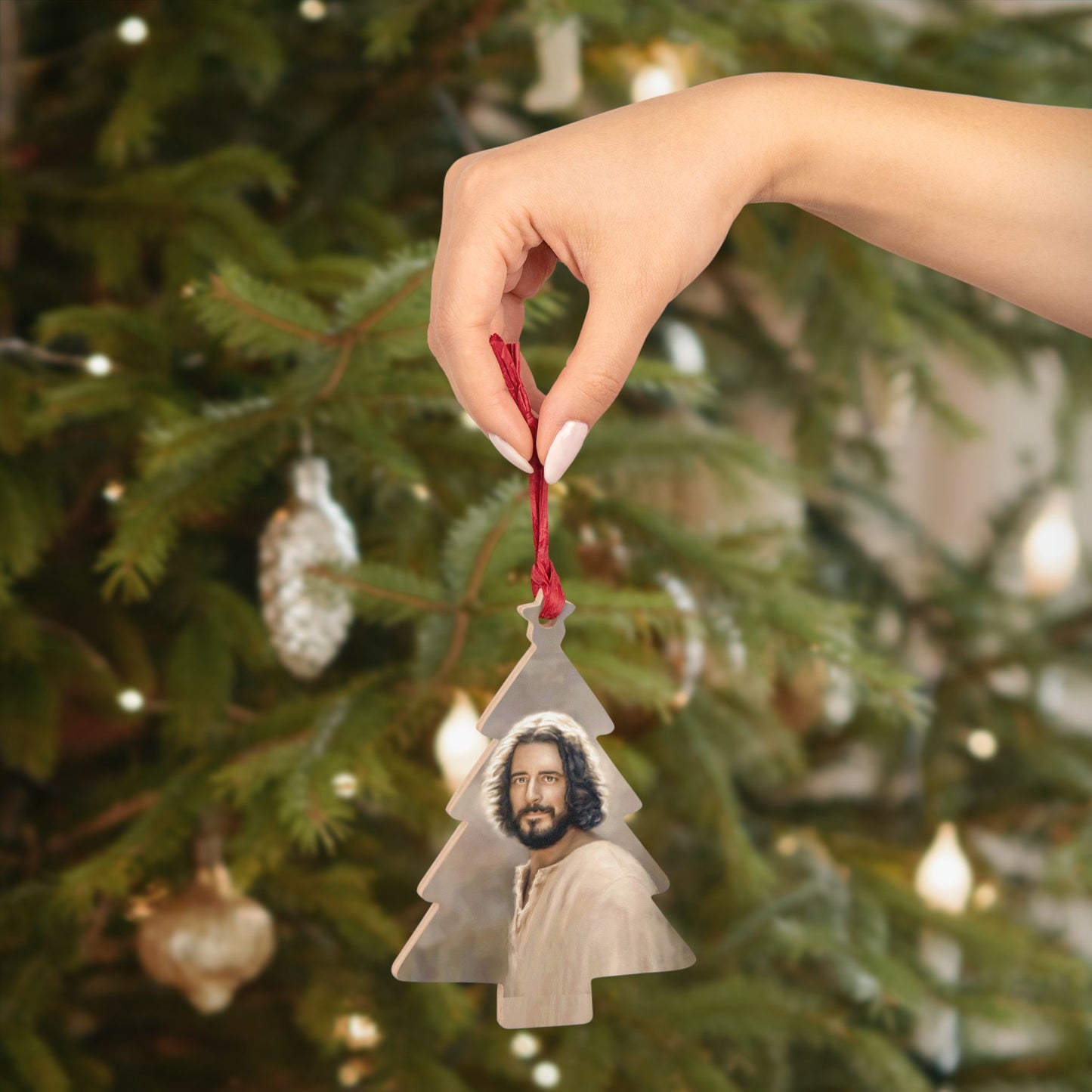 You Belong Jesus Christ Ornament or Refrigerator Magnet, Christmas Gift for Christians, Different shapes, Christian Art, Christian Gift