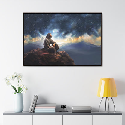 Jesus With The Stars, Fine Art Canvas Print, Many Sizes, Christian Art, Missionary Gifts