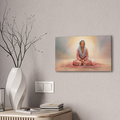 Stillness, Fine Art Canvas Print, Female Discipleship