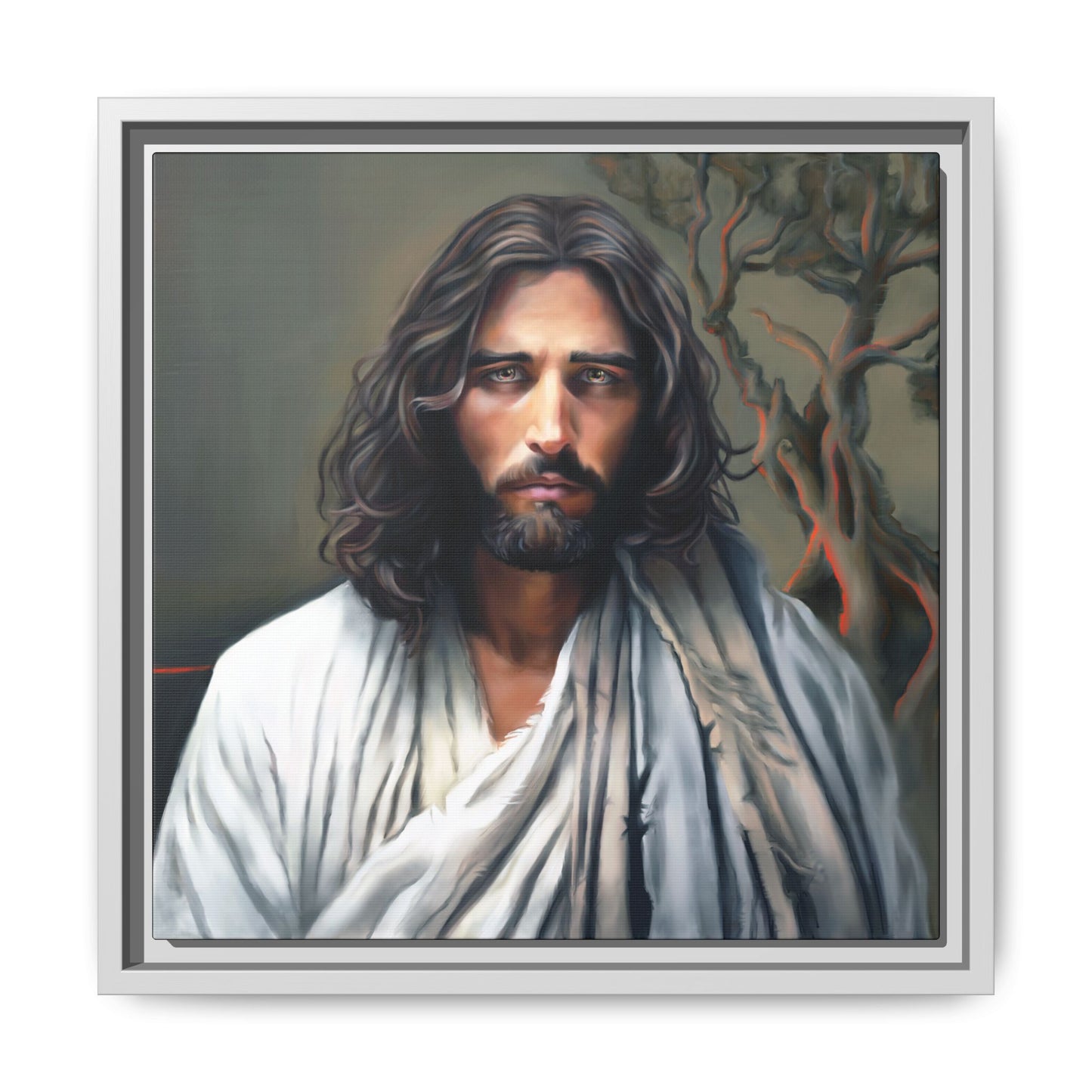 The End of Suffering, Jesus in Gethsemane, Fine Art Canvas Print, Christian Art, Jesus Artwork, Matte Canvas, Stretched, 0.75"