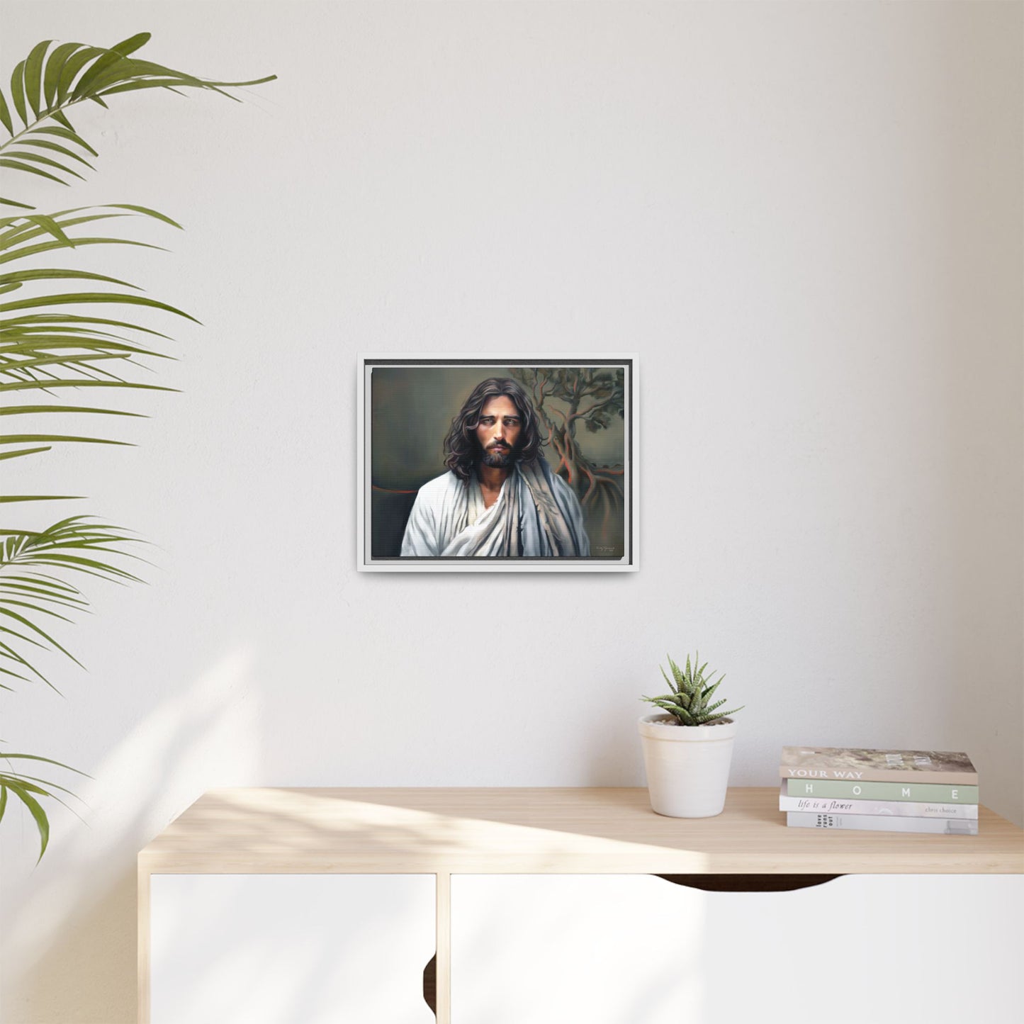 The End of Suffering, Jesus in Gethsemane, Fine Art Canvas Print, Christian Art, Jesus Artwork, Matte Canvas, Stretched, 0.75"