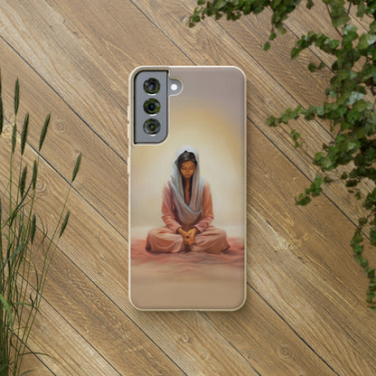 Spiritual Phone Case, Fun and Stylish, meditation, Stillness, Peace, Quiet reminder, mindfulness, Beauty, Unique Gift for her