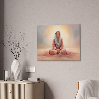 Stillness Fine Art Canvas Print, Female Discipleship, Gift for Her, Religious Gift for Her, Young Women Gift, Relief Society Gift, LDS artwork