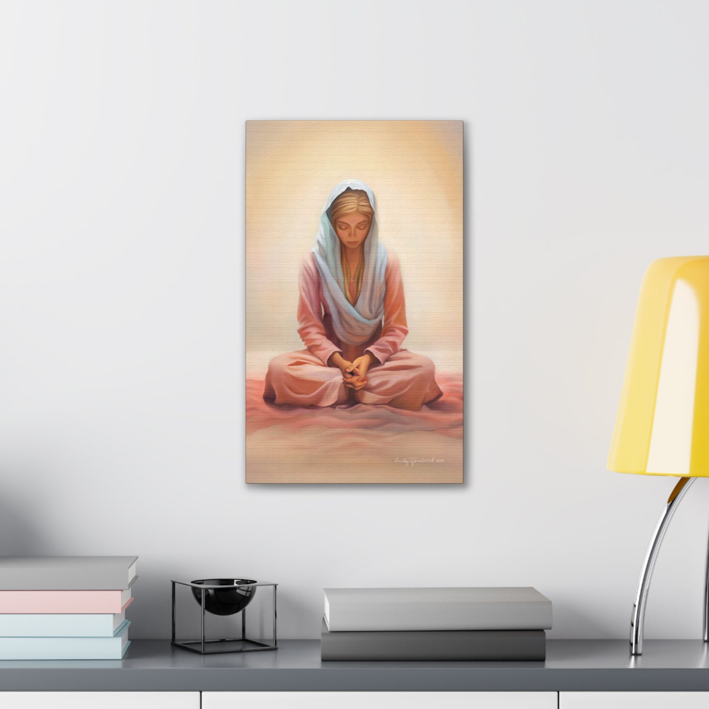 Stillness, Fine Art Canvas Print, Female Discipleship