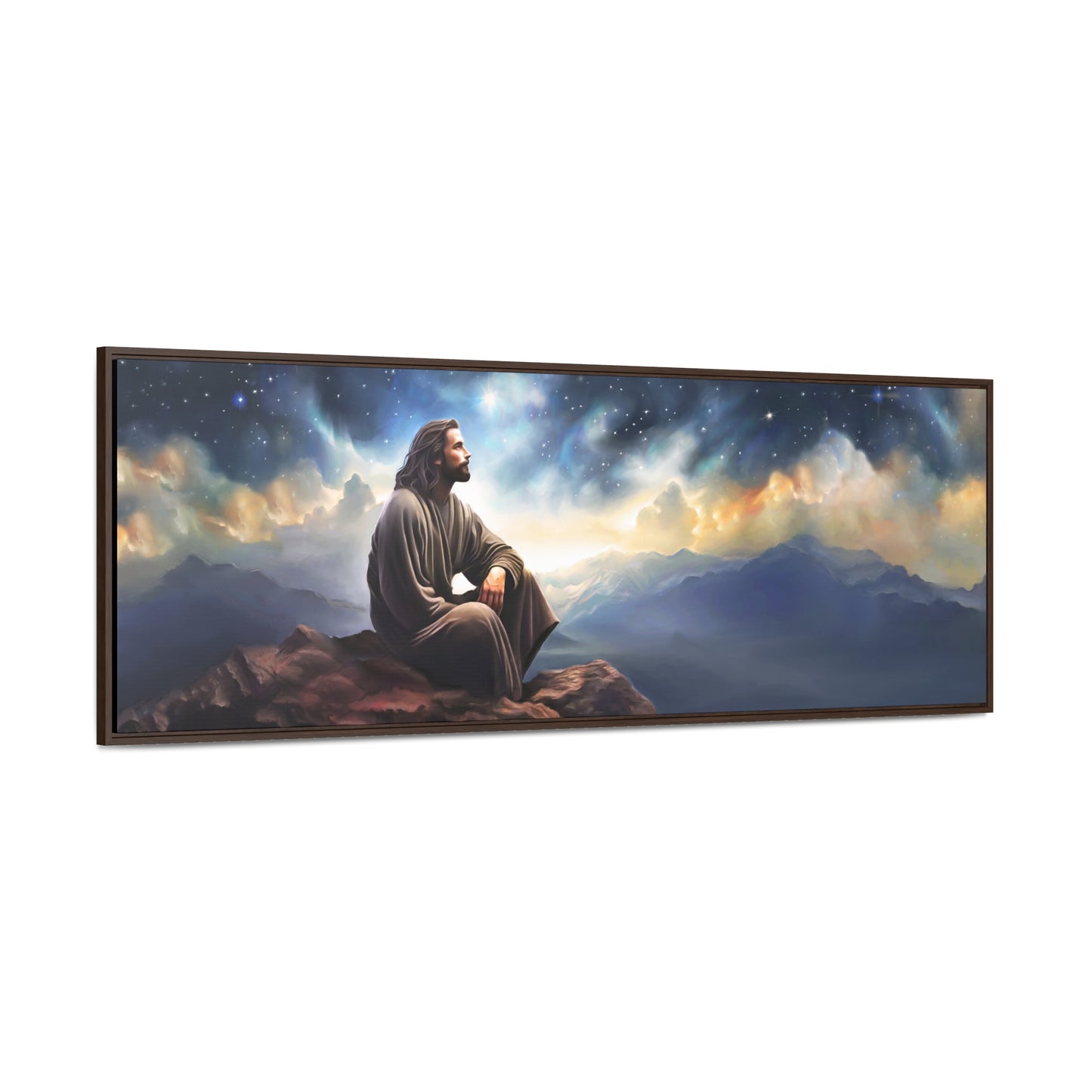 Jesus With The Stars, Fine Art Canvas Print, Many Sizes, Christian Art, Missionary Gifts